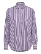 Rel Striped Volume Sleeve Shirt Tops Shirts Long-sleeved Multi/pattern...