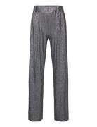 Tnleah Wide Pants Bottoms Trousers Wide Leg Grey The New