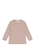 Tnstfro Uni L_S Rib Tee Tops T-shirts Long-sleeved T-shirts Pink The N...