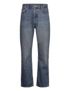 Space Relaxed Straight Leg Jeans Bottoms Jeans Regular Blue Weekday