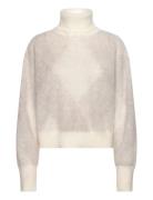 Fewani Tops Knitwear Turtleneck Cream BOSS