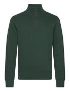 Sacker Rib Half Zip Tops Sweat-shirts & Hoodies Sweat-shirts Green GAN...