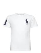 26/1 Jersey-Ss Cn-Tp-Tsh Tops T-shirts Short-sleeved White Ralph Laure...