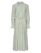 Yaskaya Ls Long Shirt Dress S. Noos Polvipituinen Mekko Green YAS