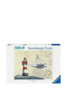Romantic Lighthouse 2000P Toys Puzzles And Games Puzzles Classic Puzzl...