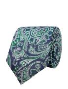Slhpreben Silk Tie Solmio Kravatti Navy Selected Homme