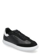 Cupsole Lace Up - Lth Sue Mix Matalavartiset Sneakerit Tennarit Black ...