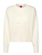Sisminye Tops Knitwear Jumpers Cream HUGO
