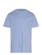 26/1 Jersey-Ss Cn-Tp-Tsh Tops T-shirts Short-sleeved Blue Ralph Lauren...