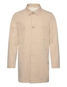 Bs Novello Regular Fit Jacket Ohut Pitkä Takki Beige Bruun & Stengade