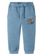 Nmmdennis Nreg Sweat Pant Unb Bottoms Sweatpants Blue Name It