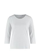 T-Shirt 3/4 Sleeve Tops T-shirts & Tops Long-sleeved White Gerry Weber