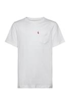 Kt-S/S Knit Top Tops T-shirts Short-sleeved White Levi's