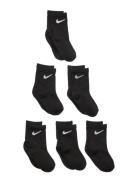 6W-6Pk Crew Sock Sukat Black Nike