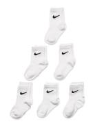6W-6Pk Crew Sock Sukat White Nike