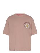 Tnnyssa Os S_S Tee Tops T-shirts Short-sleeved Brown The New