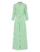 Yassavanna Long Shirt Dress S. Maksimekko Juhlamekko Green YAS