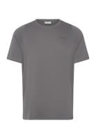 Collective Bi-Blend Ss Tee M Sport T-shirts Short-sleeved Grey Craft