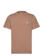 Star Chevron Tee Vgh Sport T-shirts Short-sleeved Brown Converse