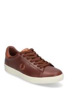 Spencer Leather Matalavartiset Sneakerit Tennarit Brown Fred Perry
