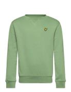 Crew Neck Sweatshirt Tops Sweat-shirts & Hoodies Sweat-shirts Green Ly...