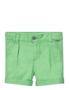 Linen Bermuda Shorts Bottoms Shorts Green Boboli