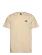 M Ss Simple Dome Tee Sport T-shirts Short-sleeved Beige The North Face