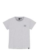 T-Shirt Backprint Tops T-shirts Short-sleeved Grey Indian Blue Jeans