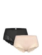 Brief Reg Blenda Cotton W Lace Alushousut Brief Tangat Beige Lindex