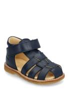Sandals - Flat - Closed Toe - Shoes Summer Shoes Sandals Navy ANGULUS