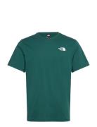 M Ss Box Nse Tee Sport T-shirts Short-sleeved Green The North Face