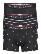Bci Cotton/Elastane-3Pk-Trn Bokserit Black Polo Ralph Lauren
