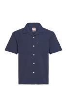 The Standard Camp Shirt Naval Tops Shirts Short-sleeved Blue Levi's®