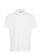 Bheskild Polo Tops Polos Short-sleeved White Blend