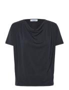 Mssoleima T-Shirt Tops T-shirts & Tops Short-sleeved Black Minus