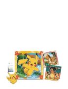 Pokémon 3X49P Toys Puzzles And Games Puzzles Classic Puzzles Multi/pat...