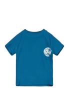 Tnd Vico Uv Shirt Tops T-shirts Short-sleeved Blue TUMBLE 'N DRY