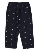 Twill Heart Pants Bottoms Trousers Navy Copenhagen Colors