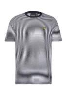 Linen Blend Breton Stripe T-Shirt Tops T-shirts Short-sleeved Multi/pa...