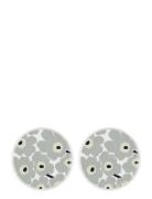 Unikko Plate 25 Cm 2 Pcs Home Tableware Plates Dinner Plates Grey Mari...