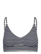Bra Kelly Crepe Stripe Bikiniyläosa Bikiniliivit Multi/patterned Linde...