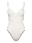 Daydreamer V Neck Piece Uimapuku Uima-asut White Seafolly