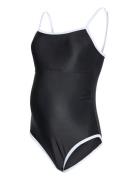 Mlblair Contrast Hc Swimsuit Uimapuku Uima-asut Black Mamalicious