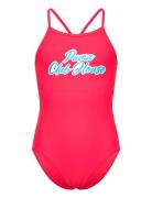 Puma Swim Girls Club House Swimsuit 1P Uimapuku Uima-asut Red Puma Swi...