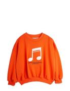 Note Emb Sweatshirt Tops Sweat-shirts & Hoodies Sweat-shirts Red Mini ...