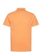 Silkeborg Stretch Polo Tops Polos Short-sleeved Orange Clean Cut Copen...