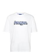 Nugibol Tops T-shirts Short-sleeved White HUGO BLUE