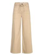 Trw-Arizona Belted Jeans Wash Origi Bottoms Jeans Wide Khaki Green Tom...