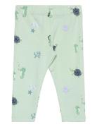 Leggings Ocean Aop Bottoms Leggings Green Lindex