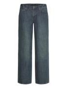 Ample Low Rise Loose Wide Leg Jeans Bottoms Jeans Wide Blue Weekday